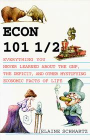 Cover of Econ 101 1 2 by Elaine Schwartz