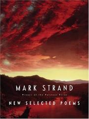 Cover of New selected poems by Mark Strand
