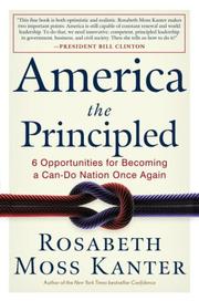Cover of America the Principled by Rosabeth Moss Kanter