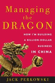 Cover of Managing the Dragon by Jack Perkowski