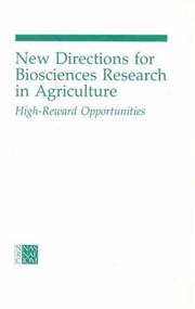 Cover of New Directions for Biosciences Research in Agriculture by National Research Council (US)