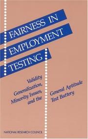 Front cover of Fairness in Employment Testing by John A. Hartigan