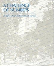 Front cover of A challenge of numbers by Bernard L. Madison