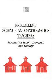 Cover of Precollege Science and Mathematics Teachers by National Research Council (US)