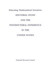 Front cover of Educating Mathematical Scientists by National Research Council Staff
