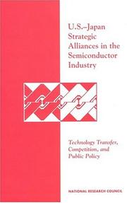 Cover of U.S.-Japan Strategic Alliances in the Semiconductor Industry by National Research Council (US)