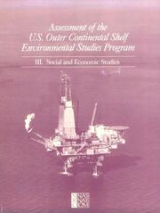Front cover of Assessment of the U.S. outer continental shelf environmental studies program by National Research Council (U.S.). Committee to Review the Outer Continental Shelf Environmental Studies Program. Socioeconomics Panel.