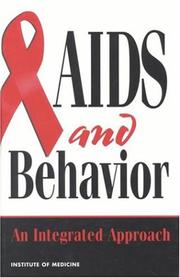 Front cover of AIDS and behavior by Committee on Substance Abuse and Mental Health Issues in AIDS Research