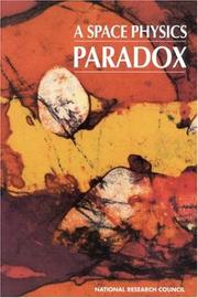 Front cover of A Space Physics Paradox by National Research Council (US)
