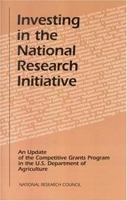 Cover of Investing in the National Research Initiative by National Research Council (US)