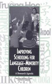 Front cover of Improving schooling for language-minority children by National Research Council (U.S.). Committee on Developing a Research Agenda on the Education of Limited-English-Proficient and Bilingual Students.