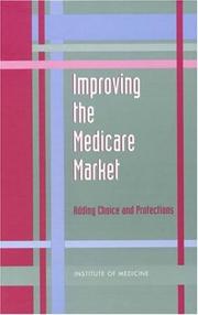 Cover of Improving the medicare market by Marion Ein Lewin