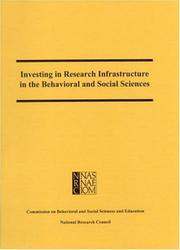 Cover of Investing in research infrastructure in the behavioral and social sciences by National Research Council Staff