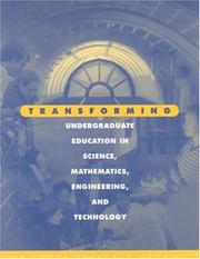 Cover of Transforming Undergraduate Education in Science, Mathematics, Engineering, and Technology by National Research Council (US)