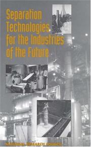 Cover of Separation Technologies for the Industries of the Future (Publication Nmab, 487-3) by National Research Council (US)