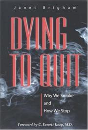 Cover of Dying to quit by Janet Brigham