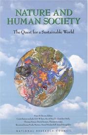 Front cover of Nature and human society by National Forum on BioDiversity (2nd 1997 Washington, D.C.)