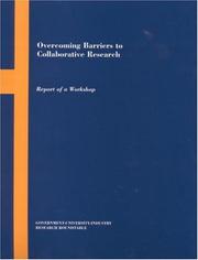 Front cover of Overcoming Barriers to Collaborative Research by Government-University-Industry Research Roundtable
