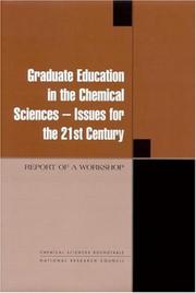 Cover of Graduate Education in the Chemical Sciences by National Research Council (US)