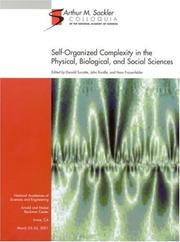 Front cover of Self-organized complexity in the physical, biological, and social sciences by Sackler Colloquium on Self-Organized Complexity in the Physical, Biological, and Social Sciences (2001 Arnold and Mabel Beckman Center)