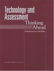Front cover of Technology and assessment by Workshop on Technology and Assessment: Thinking Ahead (2001 Washington, D.C.)