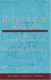 Cover of Methodological Advances in Cross-National Surveys of Educational Achievement by National Research Council (US)