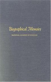 Cover of Biographical memoirs by Office of the Home Secretary