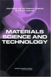 Cover of Materials Science and Technology by National Research Council (US)