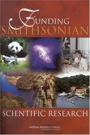 Front cover of Funding Smithsonian scientific research by National Research Council (U.S.). Committee on Smithsonian Scientific Research.