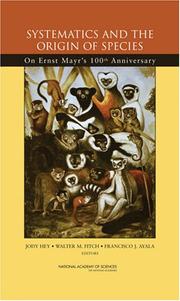Cover of Systematics And the Origin of Species by National Academy of Sciences U.S.