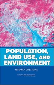 Cover of Population, Land Use, and Environment by National Research Council (US)