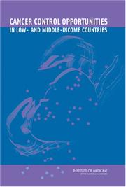 Front cover of Cancer Control Opportunities in Low- and Middle-Income Countries by Committee on Cancer Control in Low- and Middle-Income Countries