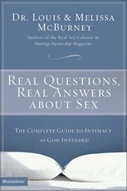 Cover of Real Questions, Real Answers about Sex by Louis McBurney