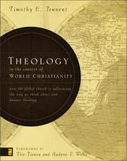Cover of Theology in the Context of World Christianity by Timothy C. Tennent