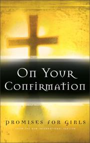 Front cover of On Your Confirmation Promises for Girls by Zondervan Publishing Company