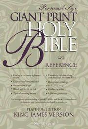 Front cover of KJV Holy Bible Giant Print Reference, Personal Size Platinum Edition by Unknown