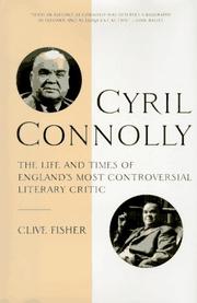 Front cover of Cyril Connolly by Clive Fisher