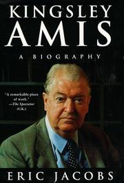 Cover of Kingsley Amis by Eric Jacobs