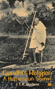 Front cover of Gandhi's religion by J. T. F. Jordens