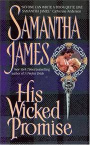 Front cover of His Wicked Promise by Samantha James