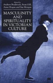 Cover of Masculinity and spirituality in Victorian culture by Andrew Bradstock