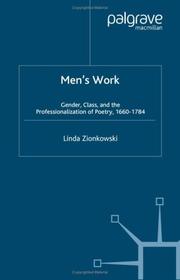 Cover of Men's work by Linda Zionkowski