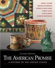 Front cover of The American promise by James L. Roark