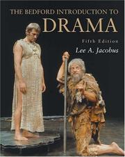 Front cover of The Bedford Introduction to Drama by Lee Jacobus