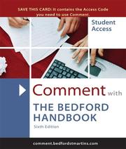 Cover of Comment with The Bedford Handbook by Diana Hacker