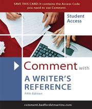 Cover of Comment for A Writer's Reference by Walter Creed