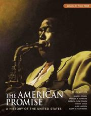 Cover of The American promise by Unknown
