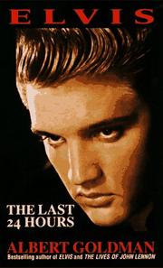 Cover of Elvis by Albert Harry Goldman