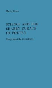 Cover of Science and the shabby curate of poetry by Martin Burgess Green