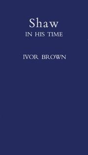 Front cover of Shaw in his time by Ivor John Carnegie Brown